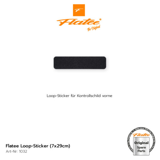 Flatee Loop Sticker  (7x29cm)