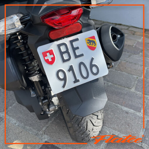 Flatee ORIGINAL-Wechselschild-KIT für Motorrad inkl. Montageplatten – Bild 8