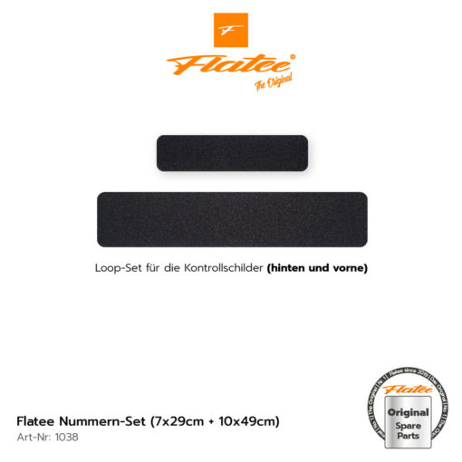 Flatee Nummern-Set (7x29cm + 10x49cm)