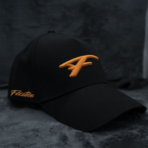 Flatee Baseball Mütze / Black- Premium Cap