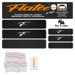 Artikelbild 1011-2. Flatee-ORIGINAL-Wechselschild-Set (2 Auto, 1 Nummer)