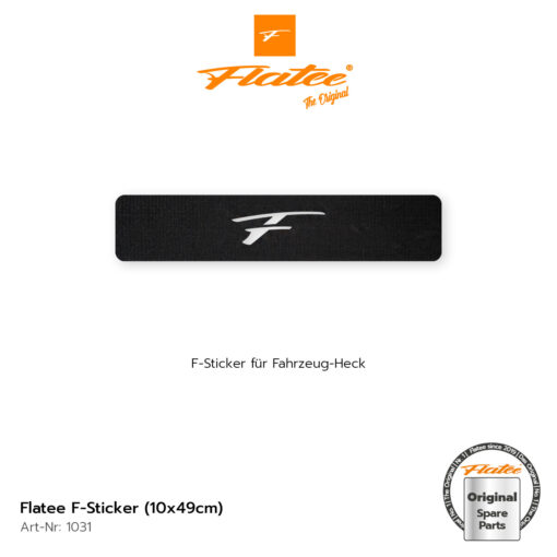 Flatee F-Hook Sticker  (10x49cm)