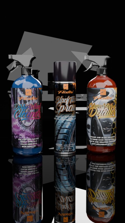 Limited - Flatee Exterior TRIO Set mit 2 x Gratis Premium Poliertuch