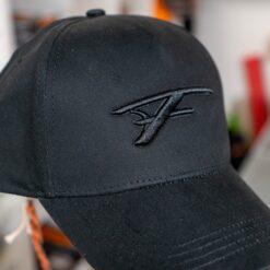 Flatee Baseball Cap / Hut Navy Black in Black